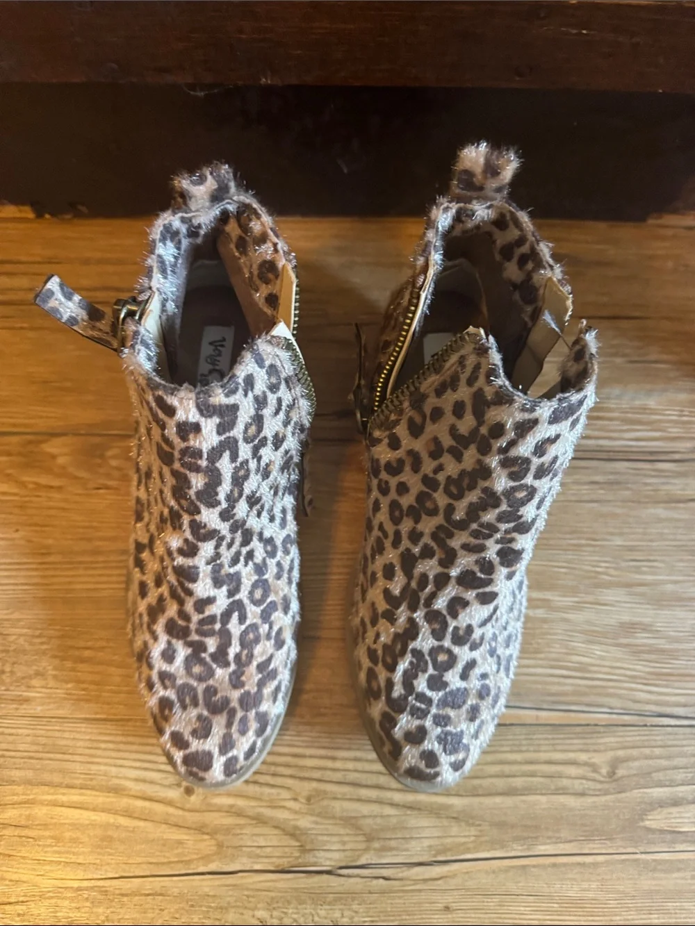 Very G Leopard Print Ankle Bootie - Women